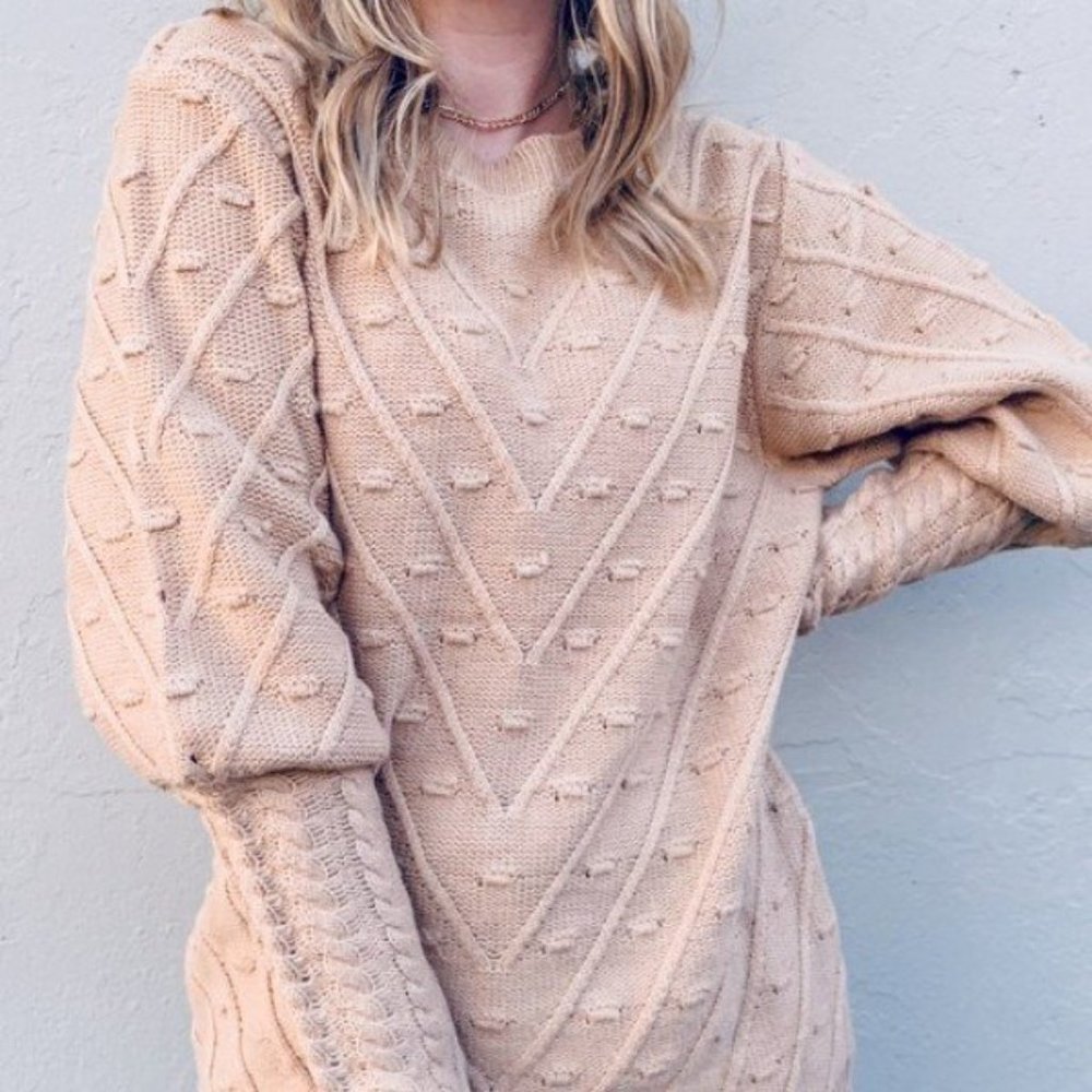The Perfect Textured Balloon-Sleeve Sweater